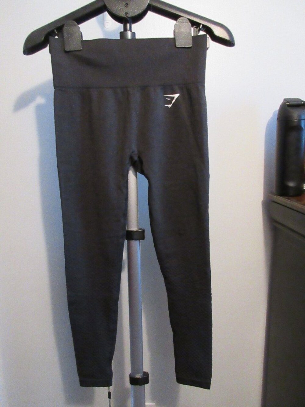NWT Gymshark Vital Seamless Leggings Size Small in Black Marl